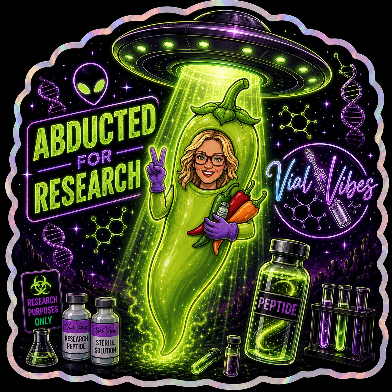 Abducted for Research artwork