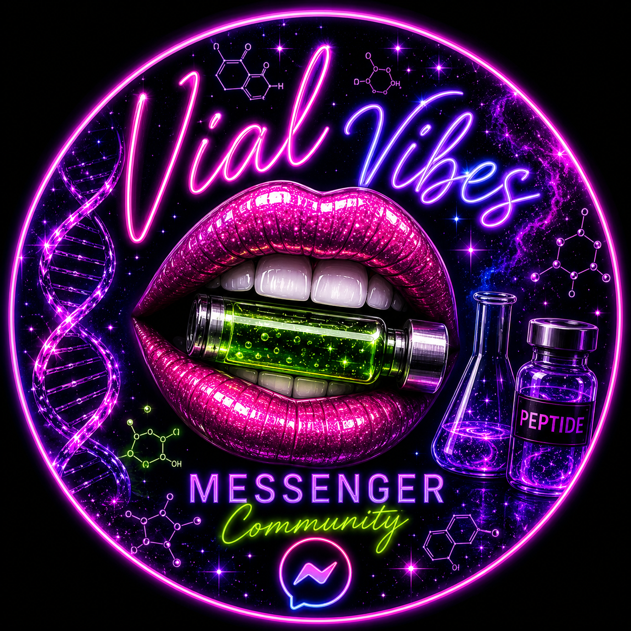 Vial Vibes Messenger Community artwork